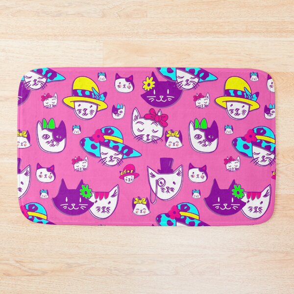 Item preview, cute cats hats funny pink designed and sold by Gossip Rag.