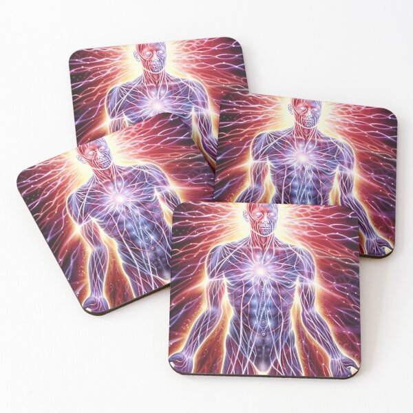 Item preview, Psychedelic Light Being Artwork - Vibrant Energy designed and sold by altrmnd.