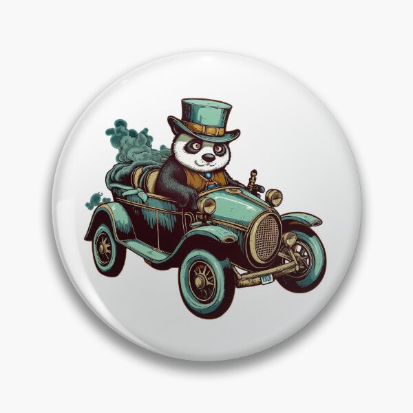 Item preview, Panda driving a car designed and sold by IraPanyukova.