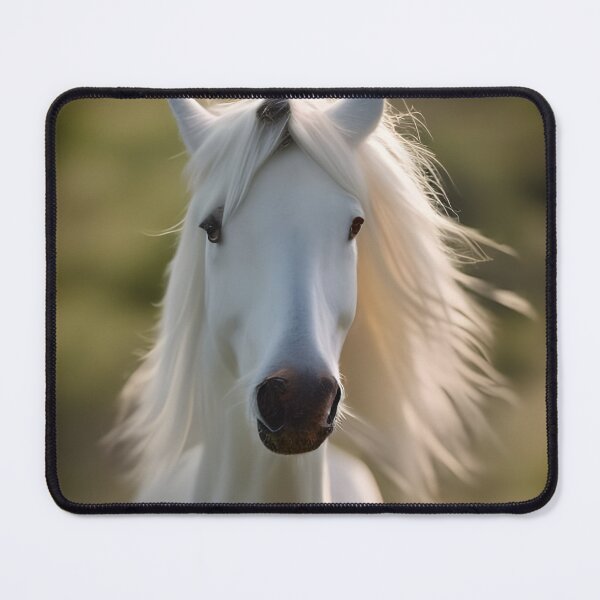Item preview, Portrait of a white horse designed and sold by brandway.