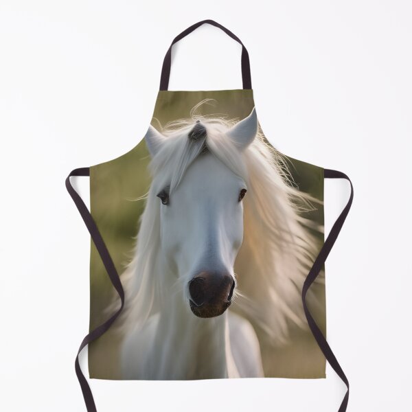 Item preview, Portrait of a white horse designed and sold by brandway.