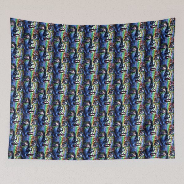 Item preview, Psychedelic DMT Face Tripping Art for Mind-Expanding Experiences designed and sold by altrmnd.