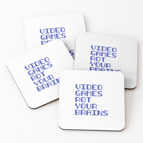 Item preview, Funny Video Games Rot Your Brains Computer Games Lover  designed and sold by ZETTIF ⭐⭐⭐⭐⭐.
