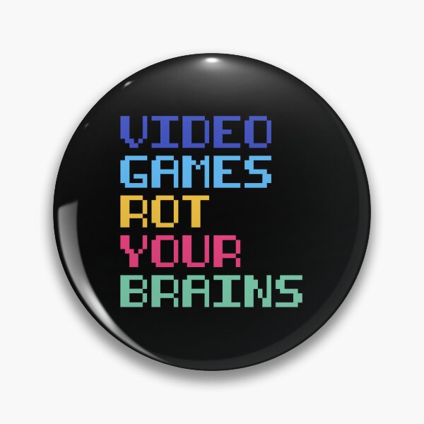 Item preview, Video Games Rot Your Brains Retro Gaming Lover  designed and sold by ZETTIF ⭐⭐⭐⭐⭐.