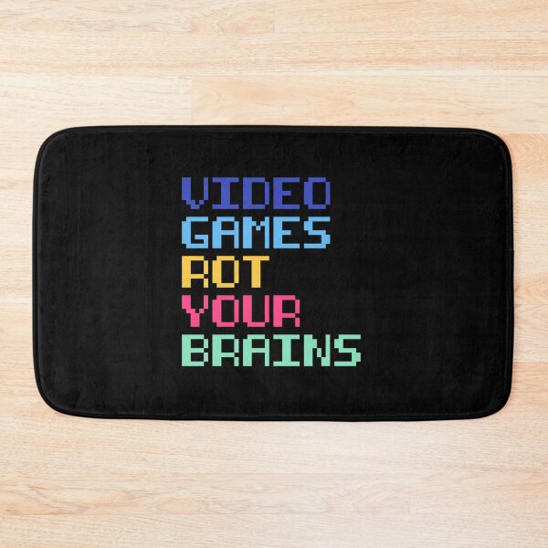 Item preview, Video Games Rot Your Brains Retro Gaming Lover  designed and sold by ZETTIF ⭐⭐⭐⭐⭐.