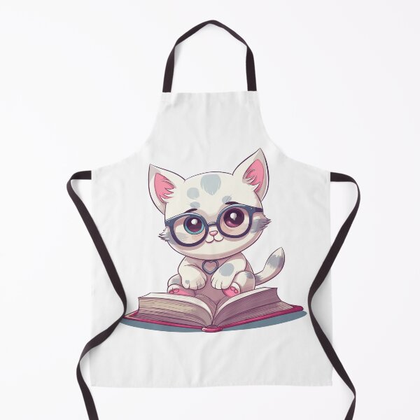 Item preview, Cartoon Cat Reading Book designed and sold by Ou-SunShine.