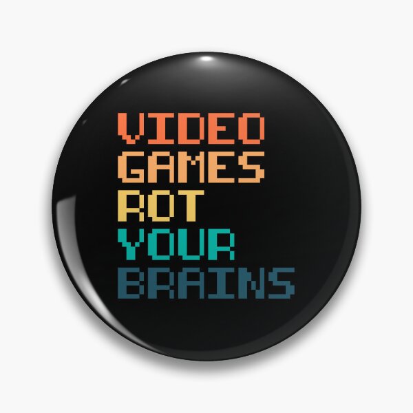 Item preview, Video Games Rot Your Brains Vintage Technology Gaming Lover  designed and sold by ZETTIF ⭐⭐⭐⭐⭐.