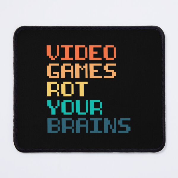 Item preview, Video Games Rot Your Brains Vintage Technology Gaming Lover  designed and sold by ZETTIF ⭐⭐⭐⭐⭐.