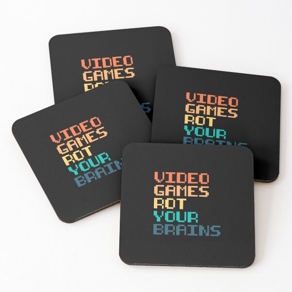 Item preview, Video Games Rot Your Brains Vintage Technology Gaming Lover  designed and sold by ZETTIF ⭐⭐⭐⭐⭐.