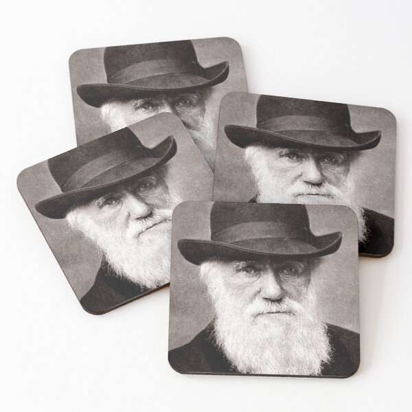 Item preview, Portrait, Charles, Darwin, English, naturalist, geologist, biologist, evolution, theory, writer, designed and sold by CrankyOldDude.