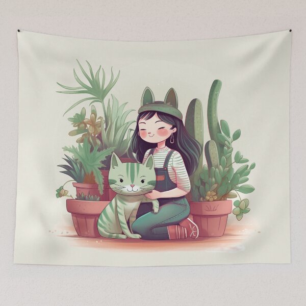 Item preview, Catcus Plant Lady 5 designed and sold by Paninato.