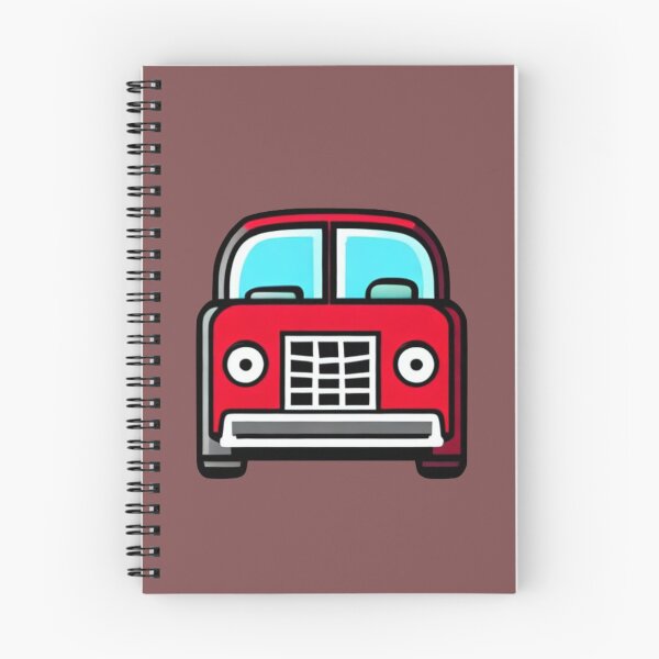 Item preview, The red car from the front designed and sold by The Iconic Minimalist.