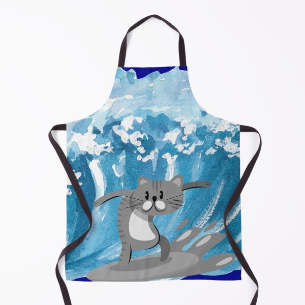 Item preview, Funny Tom Cat surfing  designed and sold by Right-UR.