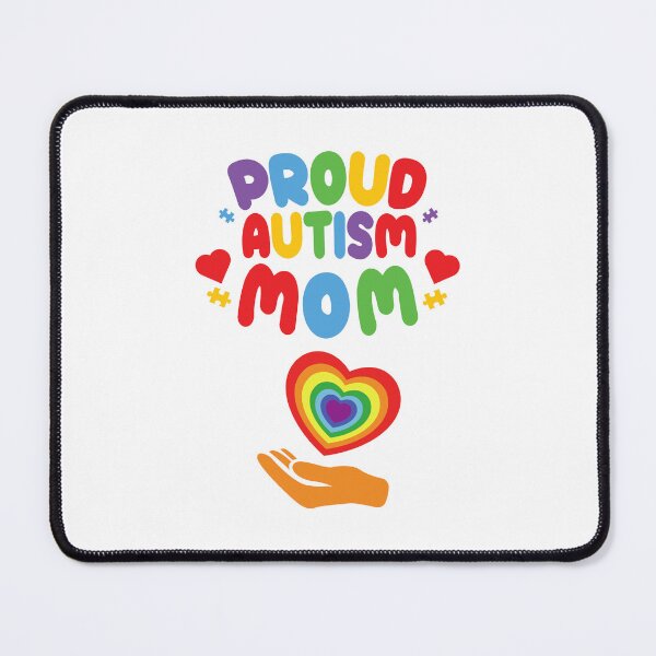 Item preview, World Autism Awareness Day April 2nd, ‘Proud Autism Mom’, autism awareness quotes and gifts designed and sold by haRexia.