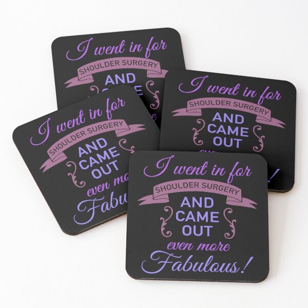 Item preview, Shoulder Surgery Fabulous Recovery (Purple) designed and sold by thepixelgarden.