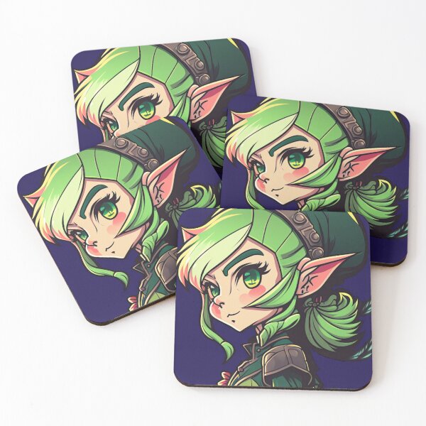 Item preview, Enchanted Elf Escapades: Cute Anime Treasures Await designed and sold by NorthFoxGraphic.