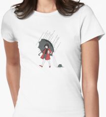 Shape of Water- Morton Salt girl Women's Fitted T-Shirt