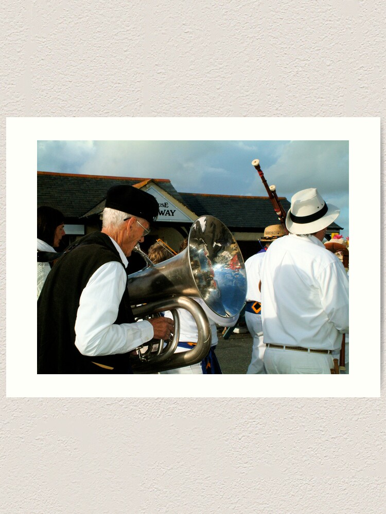 Alternate view of The band plays on... Art Print