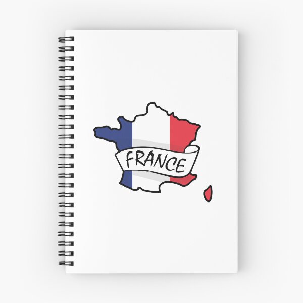 Item preview, France Map with Flag designed and sold by ninoni.
