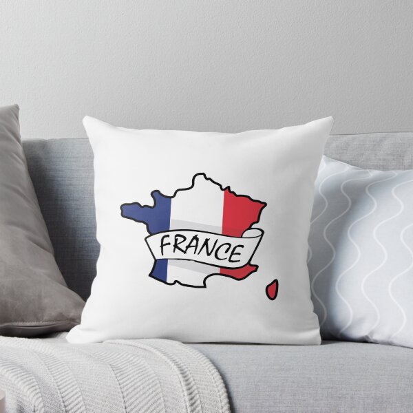 Item preview, France Map with Flag designed and sold by ninoni.