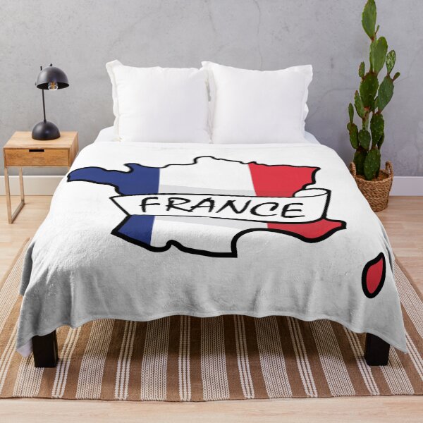 Item preview, France Map with Flag designed and sold by ninoni.