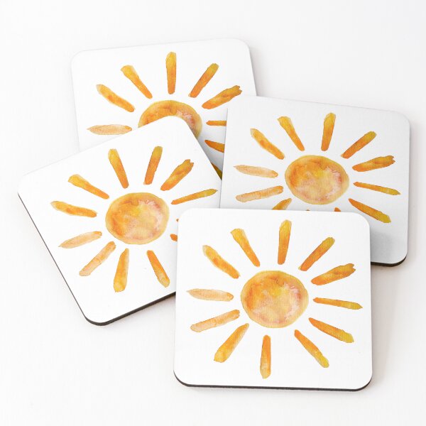 Item preview, Watercolor Happy Sun designed and sold by heartsake.