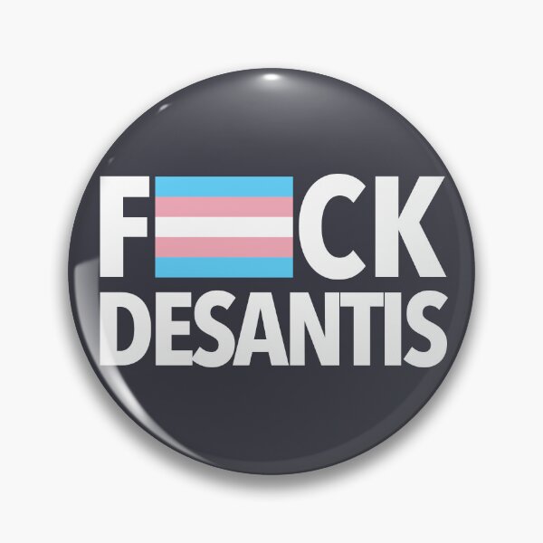 Item preview, F DeSantis - Censored with a Trans Pride Flag - CAPS 4.0 designed and sold by Thelittlelord.