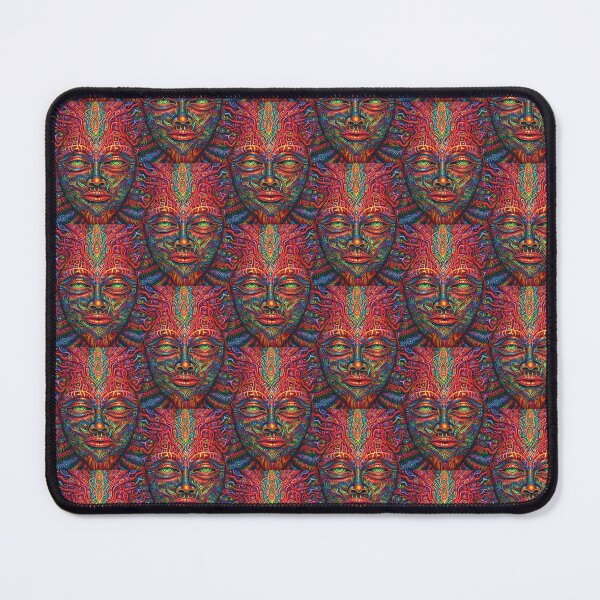 Item preview, Trippy DMT Face Artwork - Psychedelic Painting designed and sold by altrmnd.