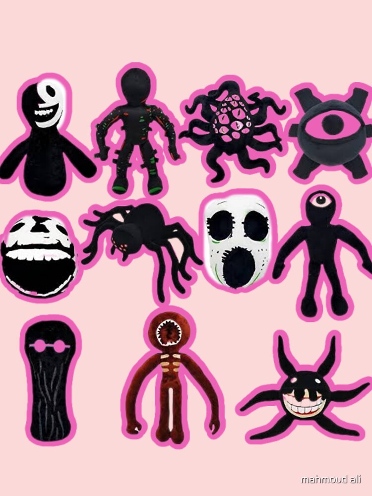 Stickers pack of all characters of Roblox doors game  Pullover