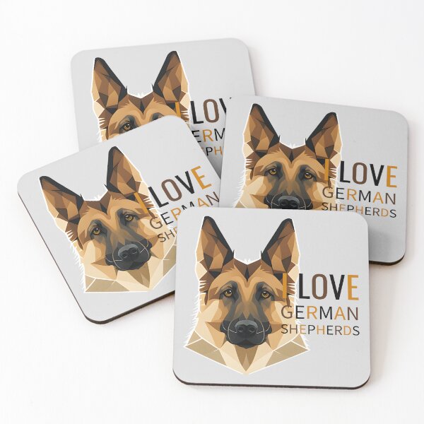 Item preview, I Love German Shepherds designed and sold by brindled.