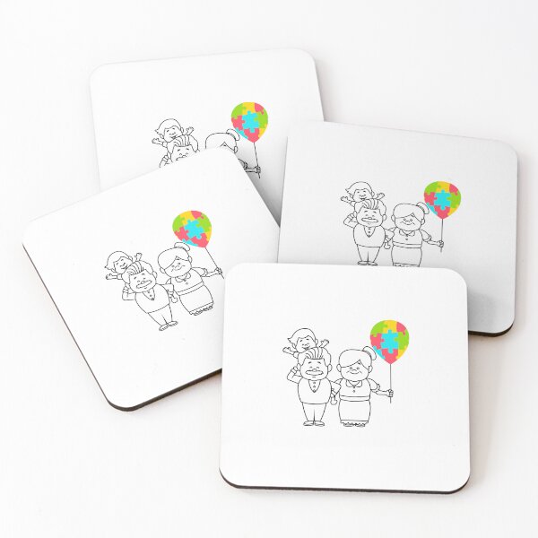 Item preview, World Autism Awareness Day April 2nd, autism awareness grandparents & grandchild gifts designed and sold by haRexia.