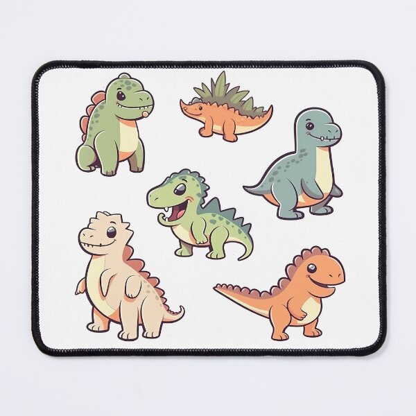 Item preview, Dinosaur Set Stickers, Minimalist Dinosaurs, Dino, Cute Dinosaurs designed and sold by srknt.