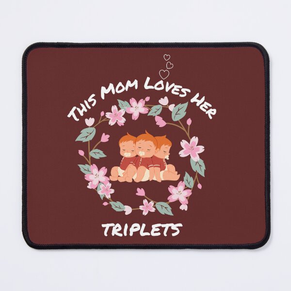 Item preview, This Mom Loves Her Triplets designed and sold by SHYLDesing.