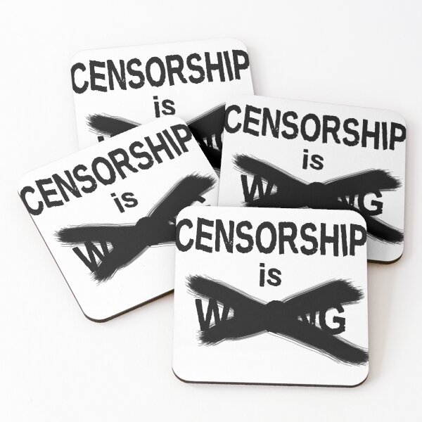Item preview, Censorship is ******* designed and sold by Fallow1.