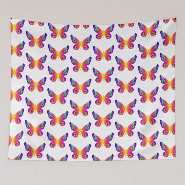 Item preview, Colorful abstract geometric butterfly designed and sold by Nikoleta Vukovic.