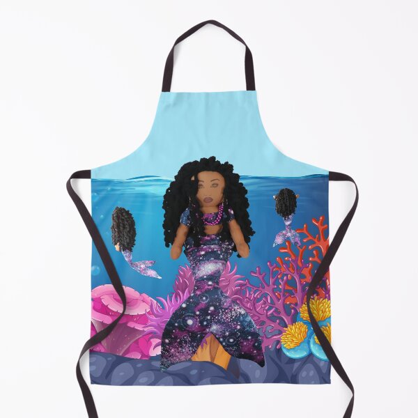 Item preview, Mermaid Mariel, Cosmos Motif designed and sold by Blaqworldollart.
