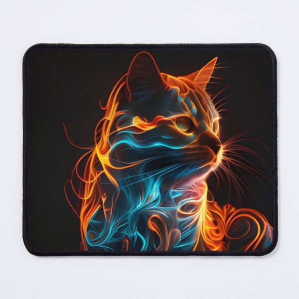 Item preview, Neon cat designed and sold by Alifoxs.