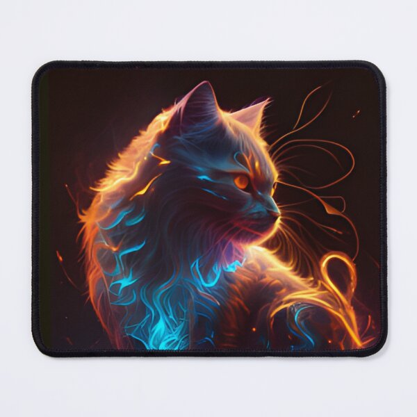 Item preview, Neon cat designed and sold by Alifoxs.