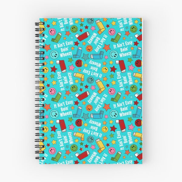 Item preview, It Ain't Easy Bein' Wheezy Colorful Asthma Inhalers designed and sold by KrisInStitches.