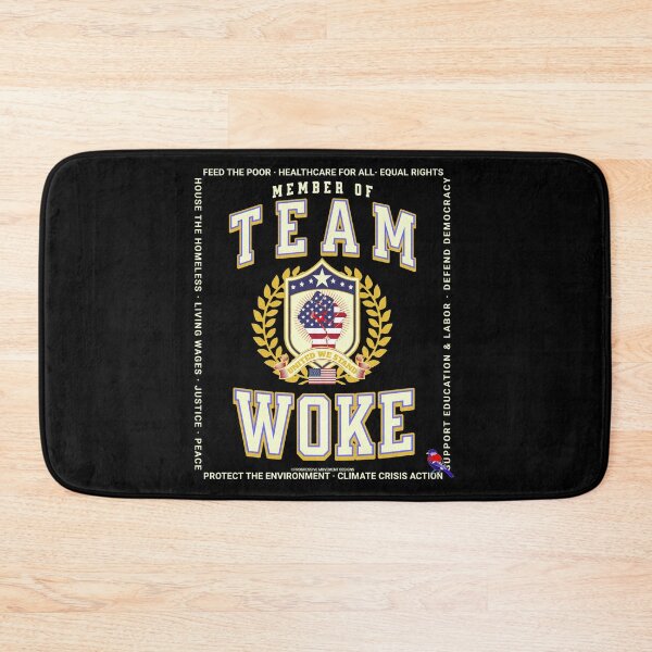 Artikelvorschau, PMD00685 Progressive Movement Designs – lustiges Team Woke-Design zeigt, dass Sie aufgewacht sind und progressive politische Ziele für progressive Demokraten, Unabhängige und Anhänger von Bernie Sanders unterstützen entworfen und verkauft von ProgressiveLeft.