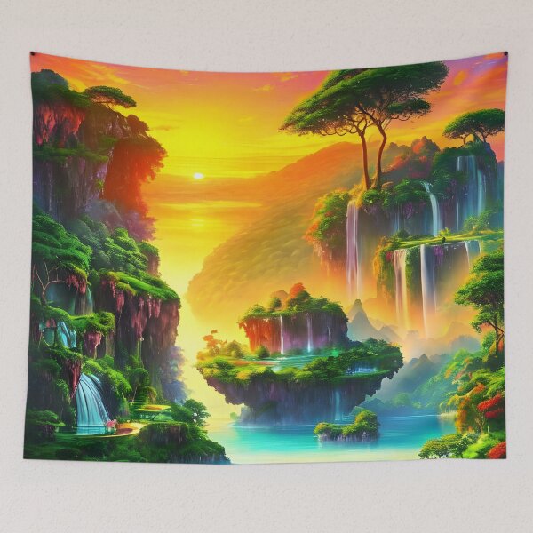 Item preview, Mystic Waterfall Haven designed and sold by Oni's Realm  Studio.