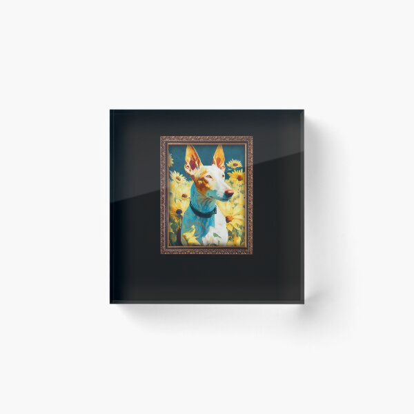 Item preview, Ibizan Hound Sunflower Painting Adorable Dog designed and sold by rafaeltto.