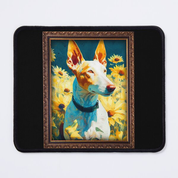 Item preview, Ibizan Hound Sunflower Painting Adorable Dog designed and sold by rafaeltto.