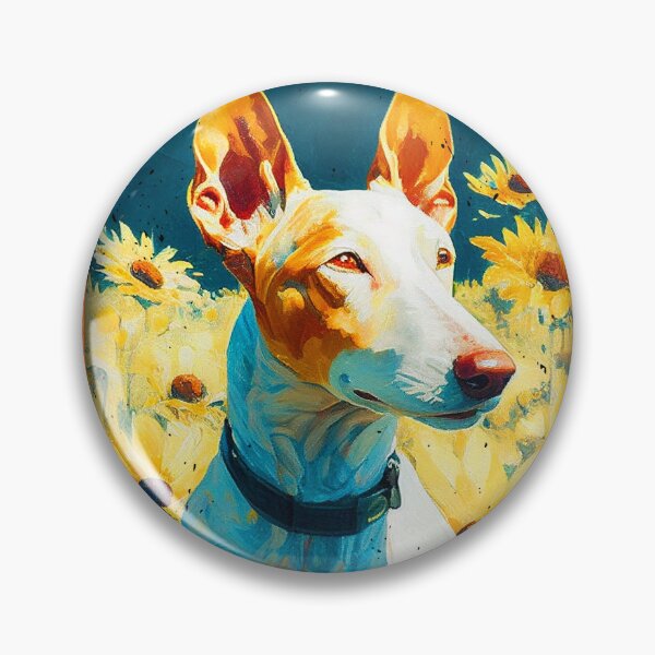 Item preview, Ibizan Hound Sunflower Painting Adorable Dog designed and sold by rafaeltto.