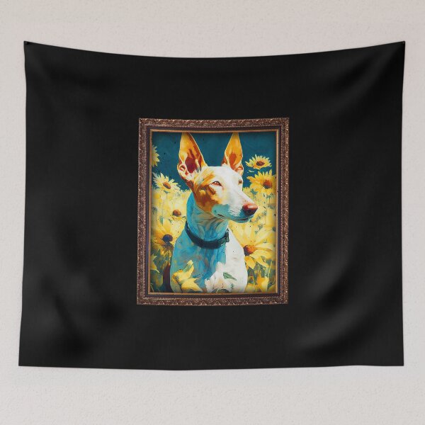 Item preview, Ibizan Hound Sunflower Painting Adorable Dog designed and sold by rafaeltto.