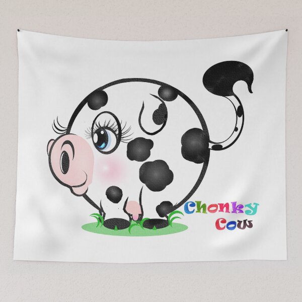 Item preview, Chonky cow  designed and sold by Shirley cute art .