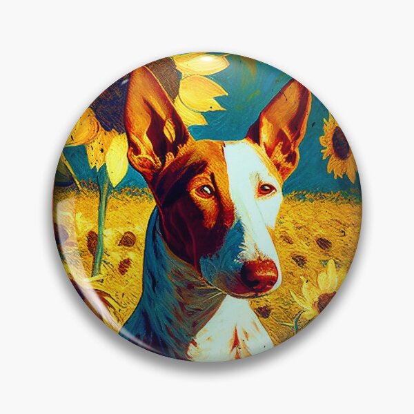 Item preview, Ibizan Hound Sunflower Painting Adorable Dog designed and sold by rafaeltto.