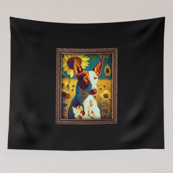 Item preview, Ibizan Hound Sunflower Painting Adorable Dog designed and sold by rafaeltto.