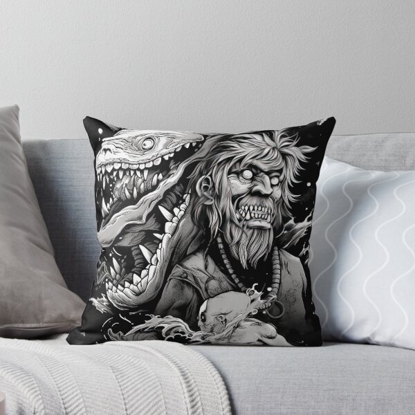 Item preview, Monsters digital artwork cartoon, zombi, black and white designed and sold by LeCoinDeFredPro.
