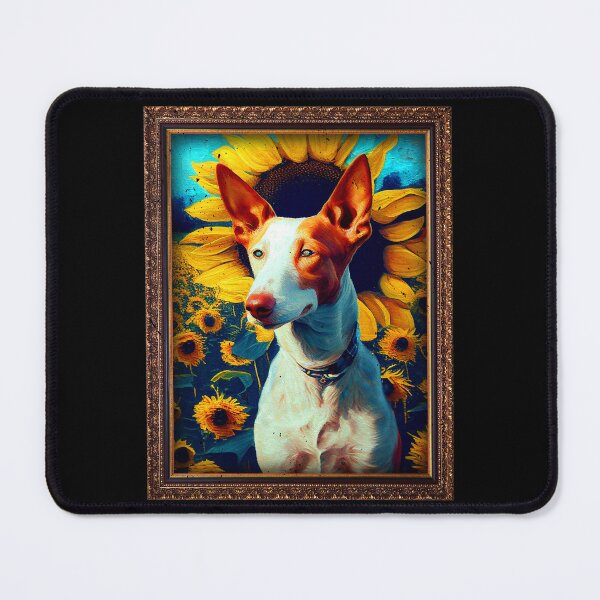 Item preview, Ibizan Hound Sunflower Painting Adorable Dog designed and sold by rafaeltto.